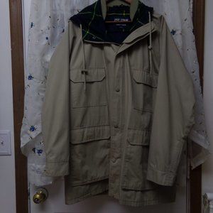 FIELD & STREAM WOOL LINED COAT XL LIKE NEW